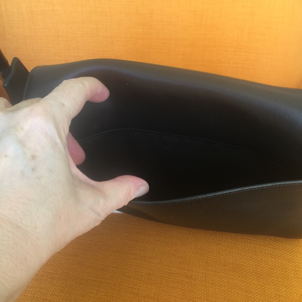 Vintage 90s GUCCI BY TOM FORD  BLACK Bamboo handle BAG💝HP - Picture 10 of 16